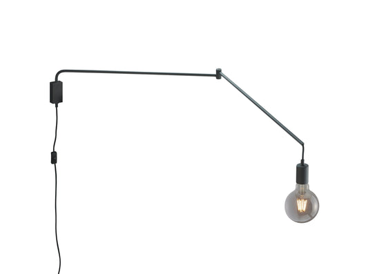 Applique da Interno a LED in Metallo Nero Opaco