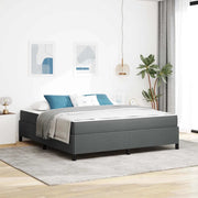 Letto a molle Grigio scuro 180 x 200 cm Tessuto 3398879