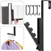 Hanger da parete pieghevole in acciaio inossidabile - set da 4 hanger per appendere abiti, borse, sciarpe e candelabri di Natale