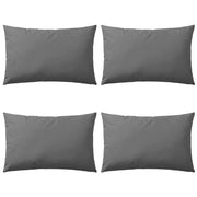 Cuscini da Esterno 4 pz 60x40 cm Grigi cod mxl 51778