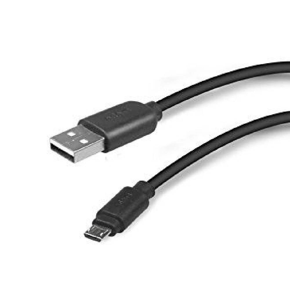 Trade Shop - Cavo Dati E Ricarica Usb 2.0 E Micro Usb Smartphone Lunghezza 1 Metro Nero -