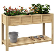 Jardiniere con separatore amovibile ¨C zephmum ¨C grigio 115x46x75 cm