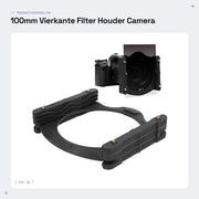Adattatore per filtro quadrato 100mm - Adatto per 67/72/77/82/86/95mm - Materiale plastico - Accessori per fotocamera - Correzione dei difetti di illuminazione - Peso 97g - Adattatore per filtro