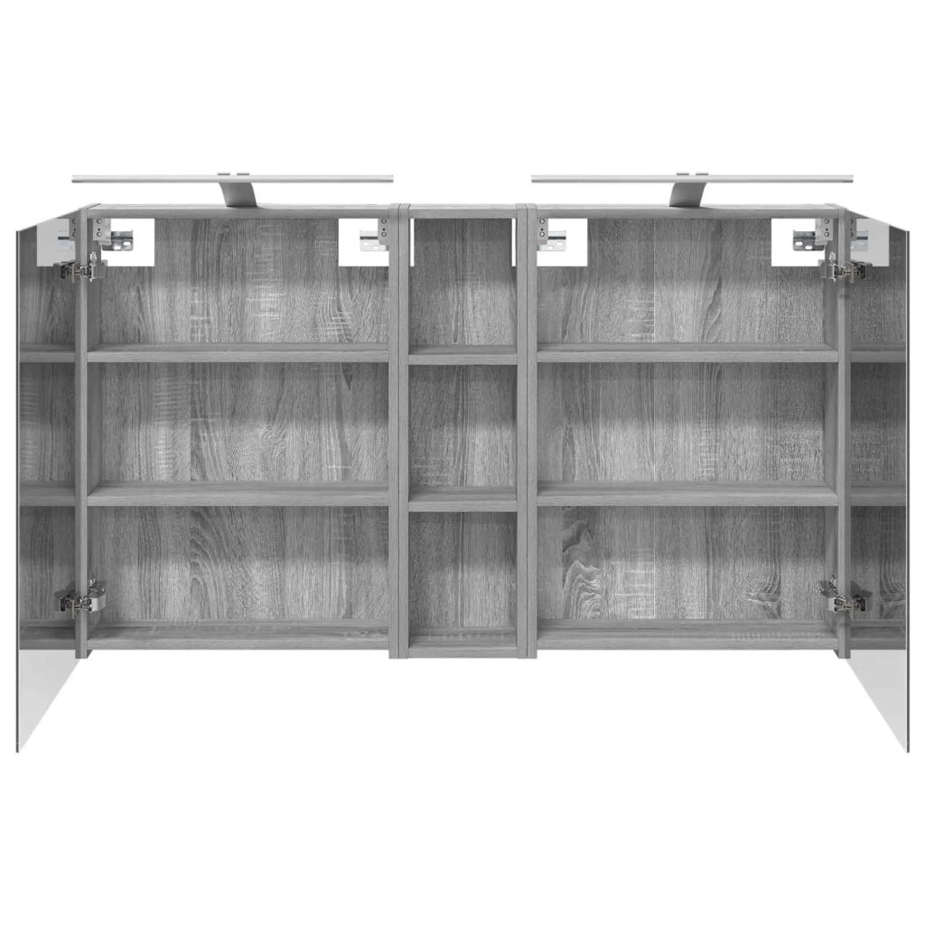 Set di Armadi da Bagno con lo scaffale 3 pcs 120 x 14,5 x 70 cm 3403757