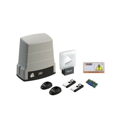 KIT MOTORE ELETTROMECCANICO BRUSHLESS PER CANCELLI SCORREVOLI ROGER KIT BH30/806