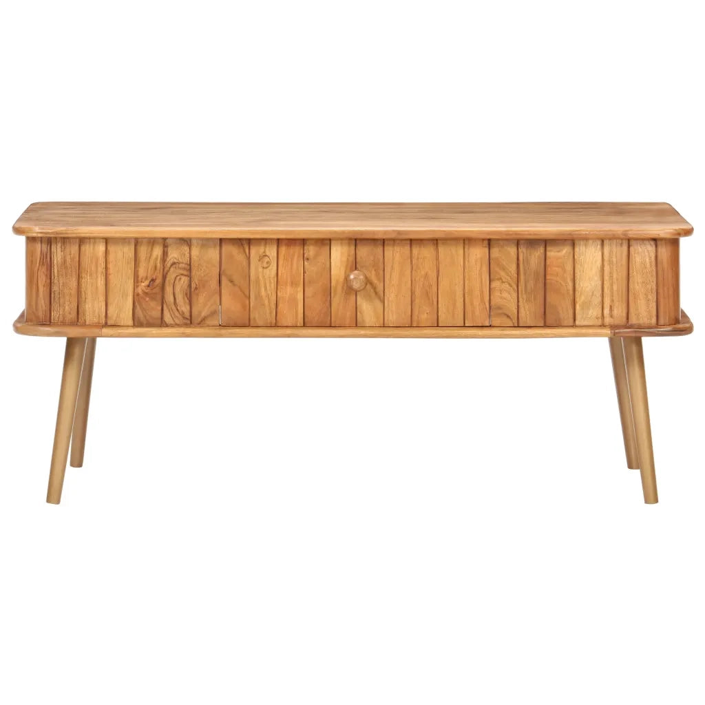 Tavolino da salotto | Tavolino da caff¨¨ | Tavolino da Soggiorno 100x50x40 cm in Legno Massello di Acacia