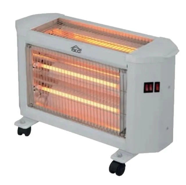 DCG Eltronic SA9625 stufetta elettrica Interno Bianco 2000 W Riscaldatore di ambienti elettrico al quarzo