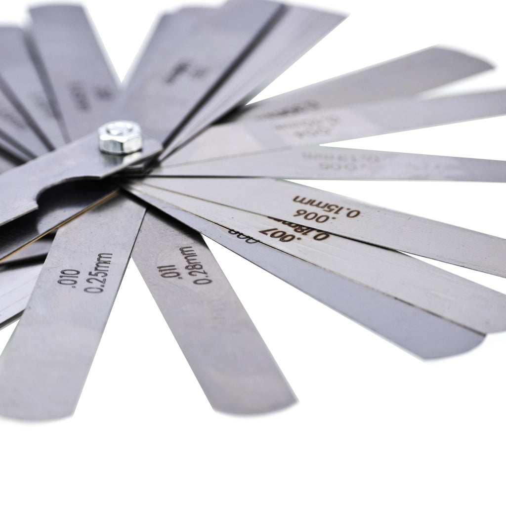 Spessimetri 0,04-0,8mm Set 32 Pezzi – Precisione e Durata | Misurazione Spazi e Distanze