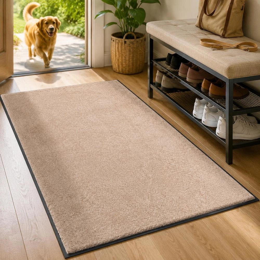 Beige Doormat 80x120 Cm