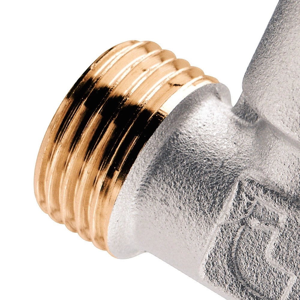 Gomito a compressione per tubo rame MF1/2"