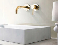 Rubinetto Da Incasso Rea Lungo Gold + Box