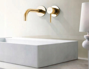 Rubinetto Da Incasso Rea Lungo Gold + Box