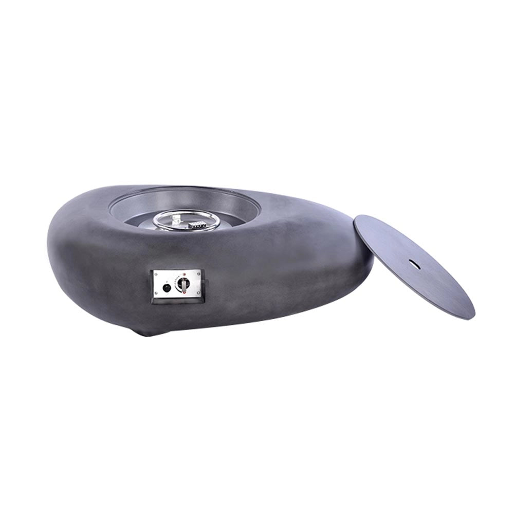 ATENA TEMPO STYLE riscaldatore per esterno a Gas Propano, Braciere da Tavolo, Braciere Basso Senza Fumo, Riscaldatore per Mobili da Patio