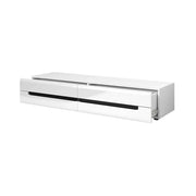 Mobile TV LUCIA con 2 cassetti - Bianco lucido - 180 x 34 x 50 cm