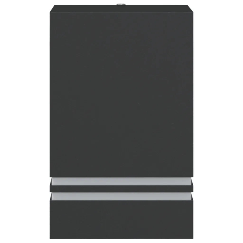 Applique da Esterno 2 pz Nere in Acciaio Inossidabile 4006329