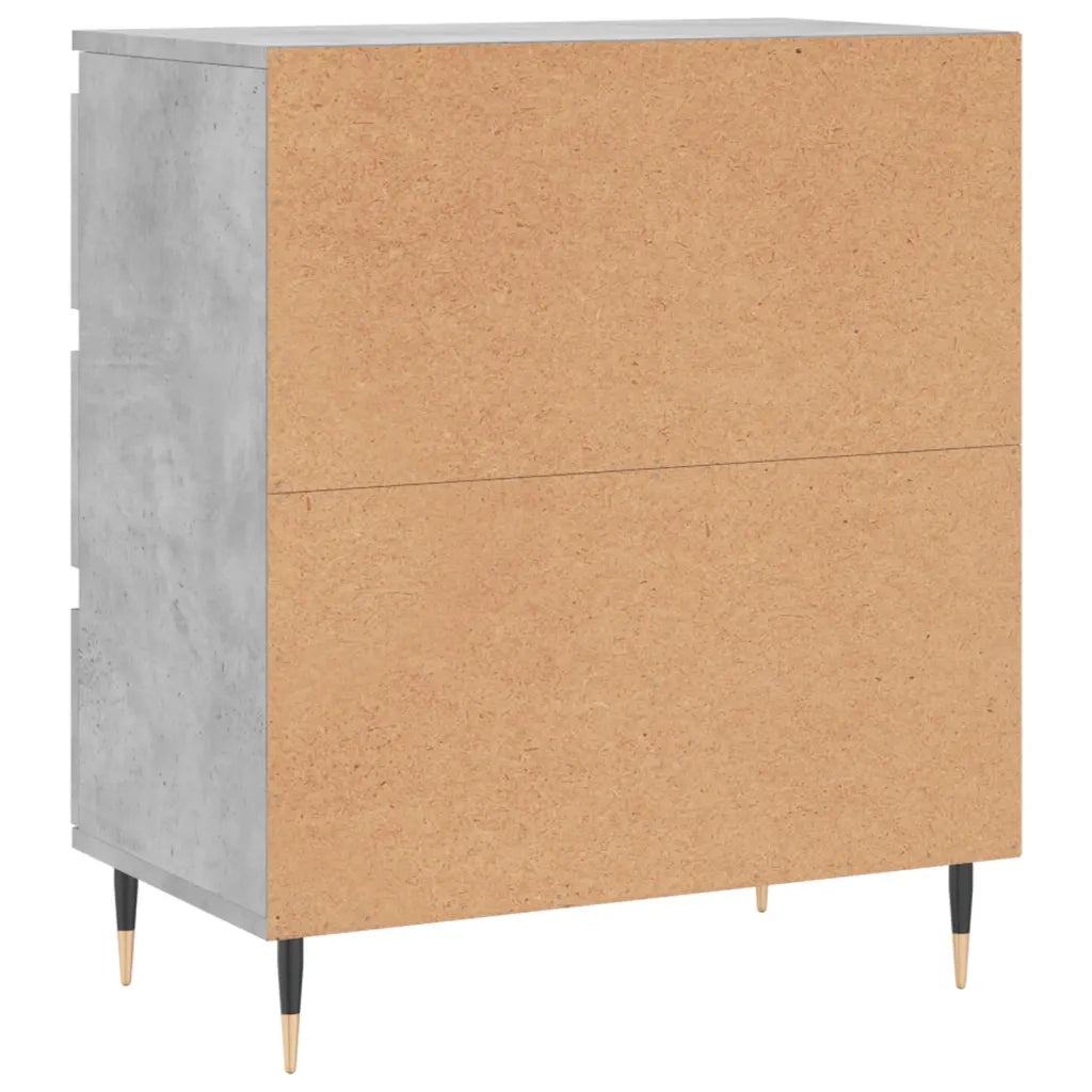 Credenza Grigio Cemento 60x35x70 cm in Legno Multistrato 827176