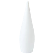 Lampada da terra a LED per esterni in materiale sintetico bianco impermeabile con telecomando con telecomando