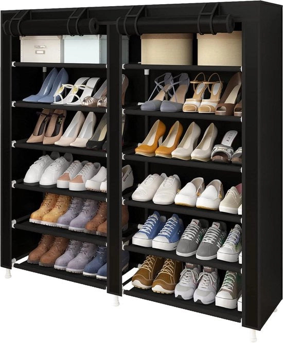 Confezione per scarpe da portare in giro, nera - per contenitore per scarpe