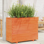 Fioriera Giardino Marrone Cera 90x40x72 cm Legno Massello Pino 3282636