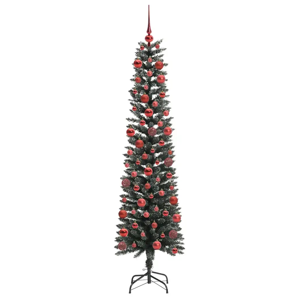 Albero di Natale | Decorazioni natalizie artificiale con 300 LED Verde 180 cm