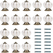 Pomponi di Ceramica Vintage - 16 Pezzi