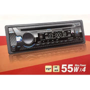 Trade Shop - Stereo Auto Autoradio Cd Dvd Mp3 Mp4 Sd Usb Aux 55w X 4 Frontalino Estraibile -