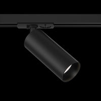 Faretto a LED per Sistema Illuminazione Binario 12W 4000K in Alluminio Focus LED  Nero