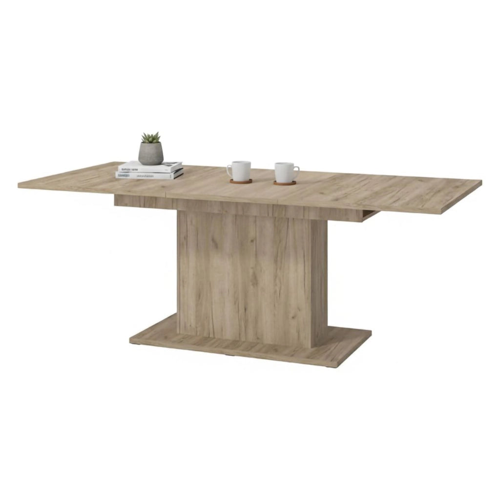 Siano, Tavolo Fisso 6 Posti, 160x91.5x76h cm Marrone Noce