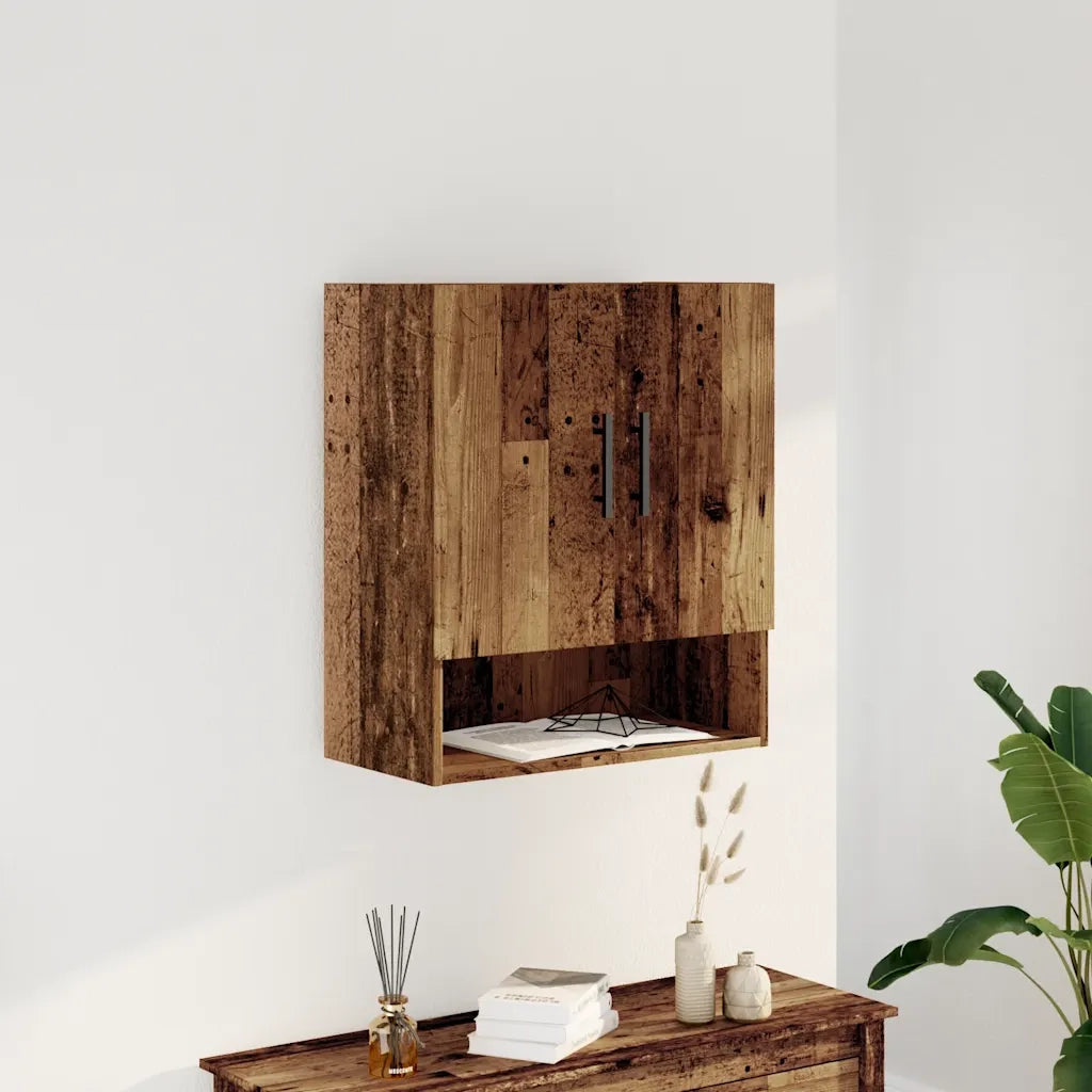 Armadietto a Muro | Mobile a Parete Legno Antico 60x31x70 cm in Truciolato