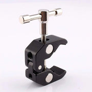 Clip Antislip Multifunzionale per Fotocamere DSLR - Lame in Lega di Alluminio - Peso Massimo 2 kg - Apertura Adattabile 10-41 mm