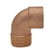 Raccordo Bronzo Gomito M 18X3/4 Set 10 Pezzi - Fra-Bo