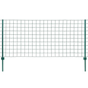 Recinzione da Giardino | Recinzione Euro 20x1,2 m in Acciaio Verde