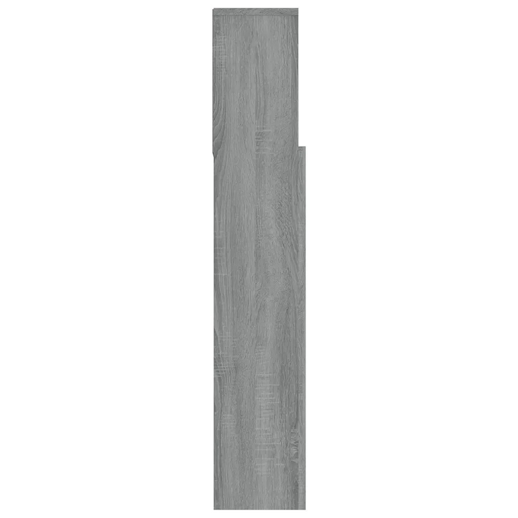 Testiera | Testata con Scomparti Grigio Sonoma 120x19x103,5 cm