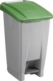 Raccolta rifiuti 60 litri con ruote e pedale a piede - 49 x 38 x 70 cm - ideale per la separazione dei rifiuti