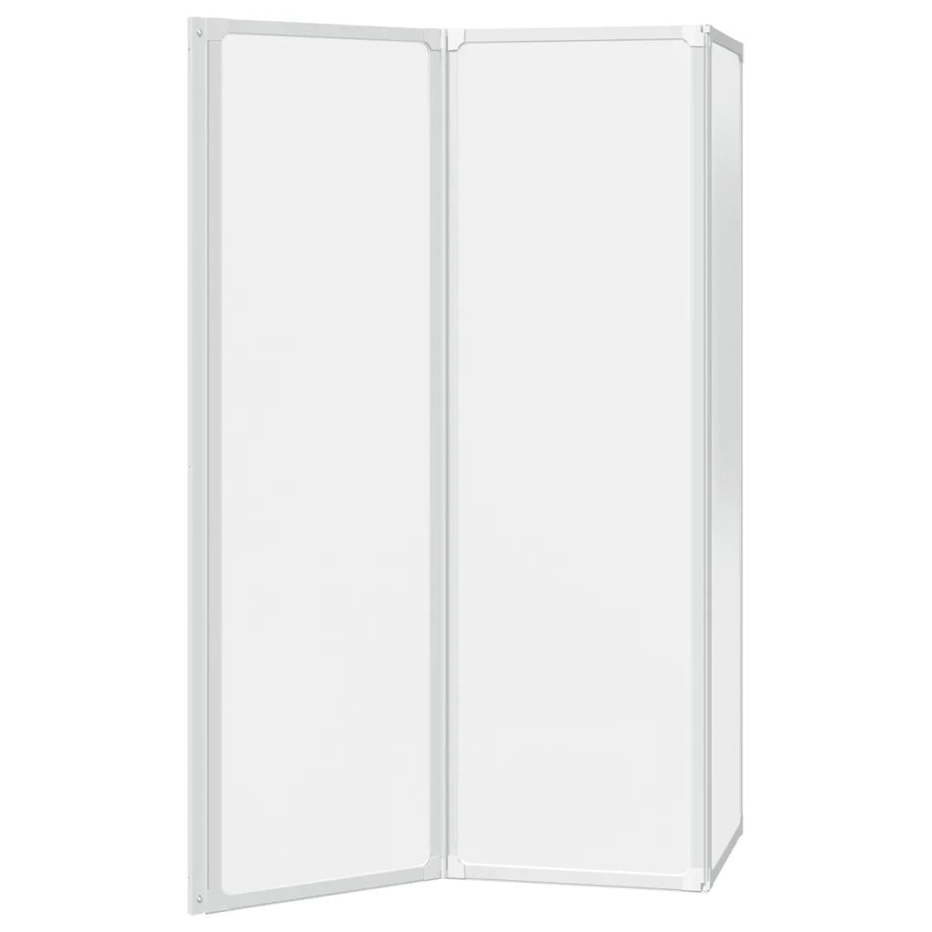 Doccia da bagno a parete 141 x 132 cm 3 Pannelli pieghevoli 140785