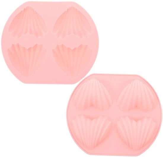Muffin Bakvorm in Silicone - 2 Pezzi - Forma a Cuore - Antiscivolo - 40x23x1.5CM - Consumo Energetico Basso - Riscaldamento Rapido - Forma per Cottura