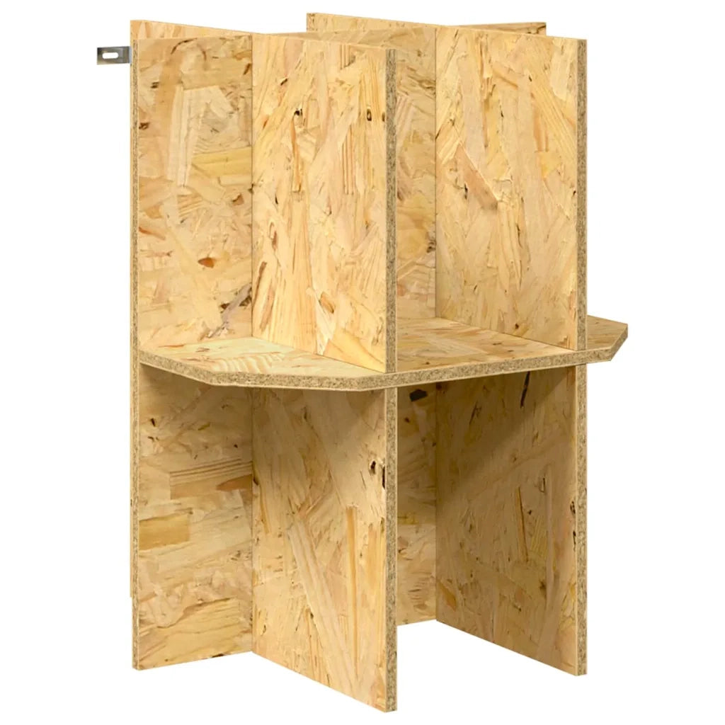 Base per Terrario con lo scaffale Marrone 40 x 40 x 50 cm OSB CFW2111323