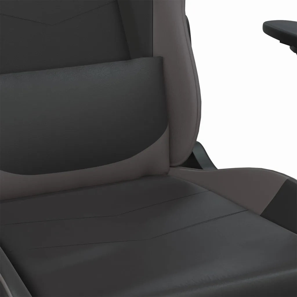 Sedia da Gaming | Sedia da e-sports Nera e Grigia in Similpelle