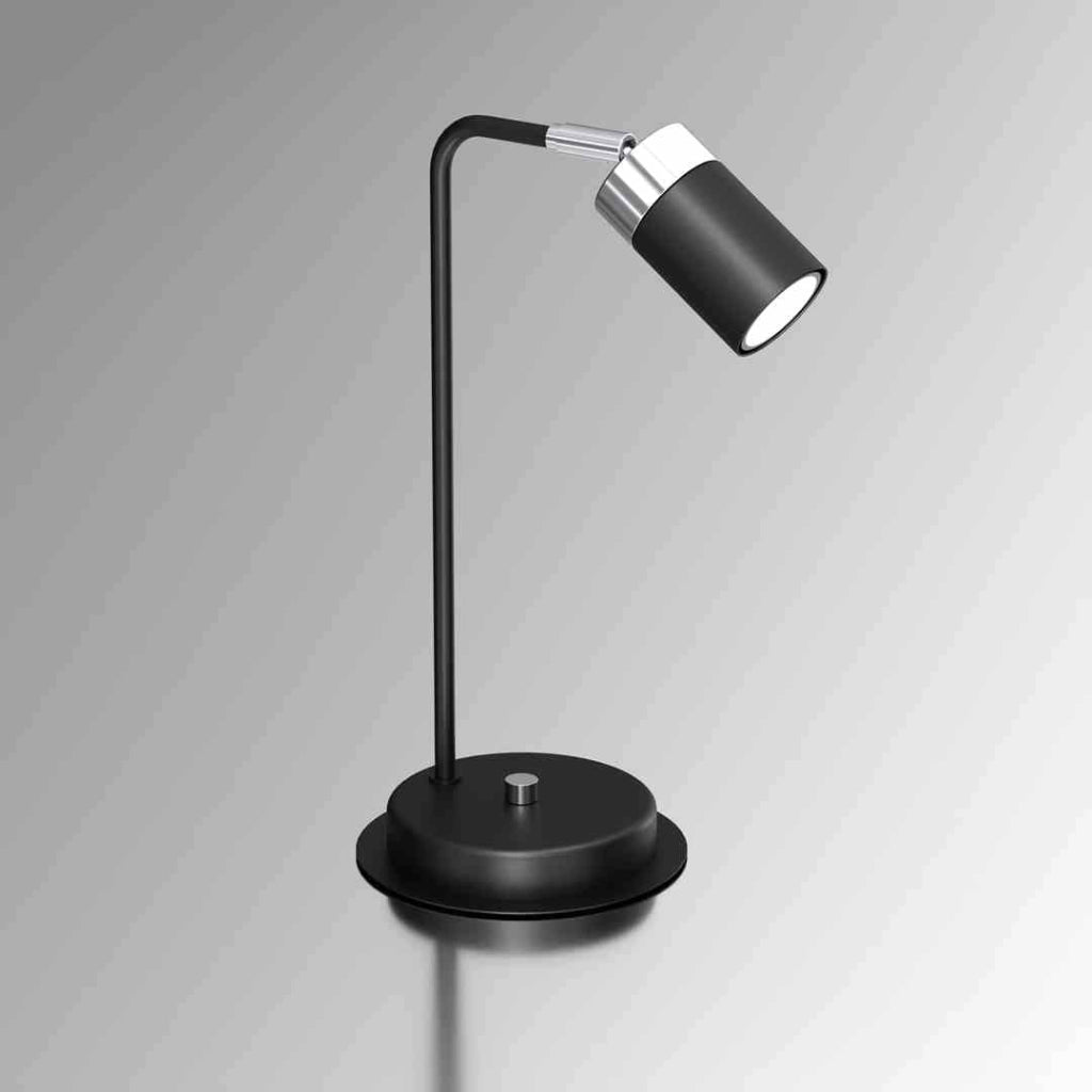 Lampada da tavolo Milagro Joker MLP7749 nero/cromo GU10
