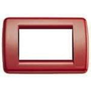 VIMAR IDEA - RONDO` PLACCA 3P METAL ROSSO