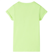 Maglietta per Bambini Giallo Neon 116 11176