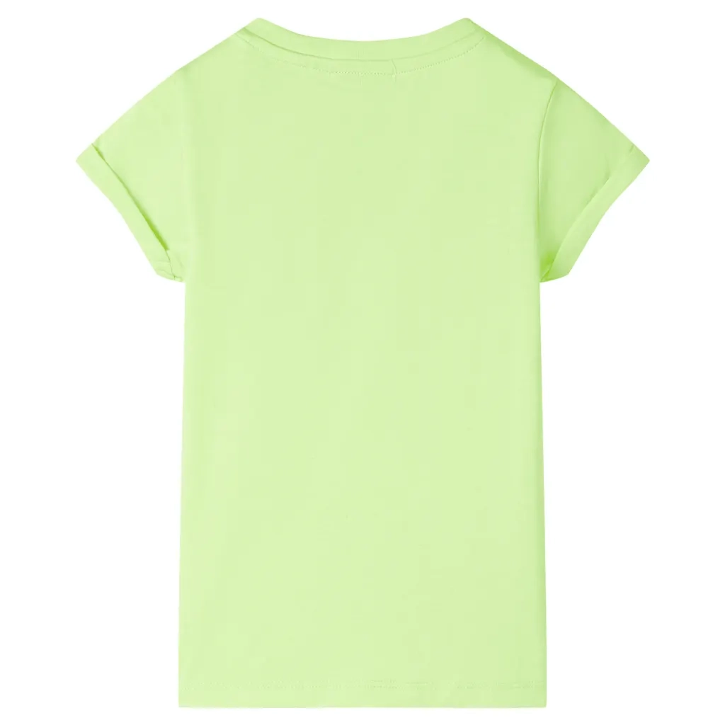 Maglietta per Bambini Giallo Neon 116 11176