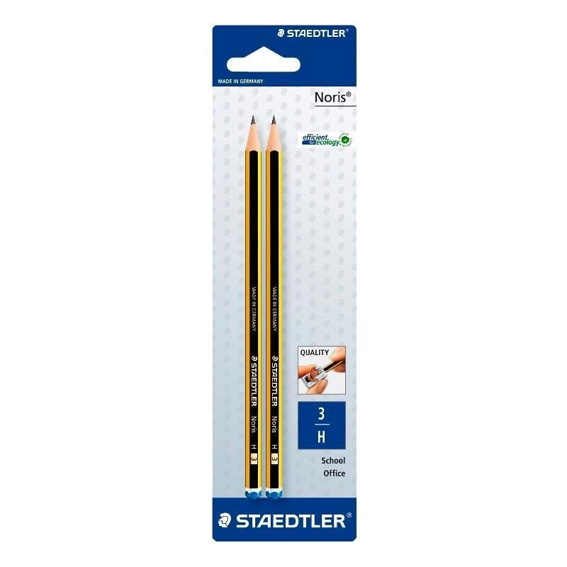 MATITA STAEDTLER N3 H NORIS ALTA QUALITÀ 2PZ