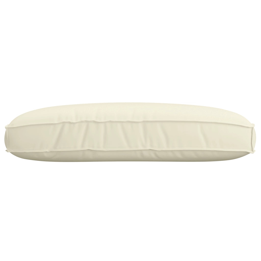 Cuscino per pallet da seduta crema 120x80x12 cm in tessuto Oxford