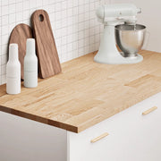 Piano di Lavoro Cucina 120x63,5x2,7 cm Legno Massello Rovere 4008999