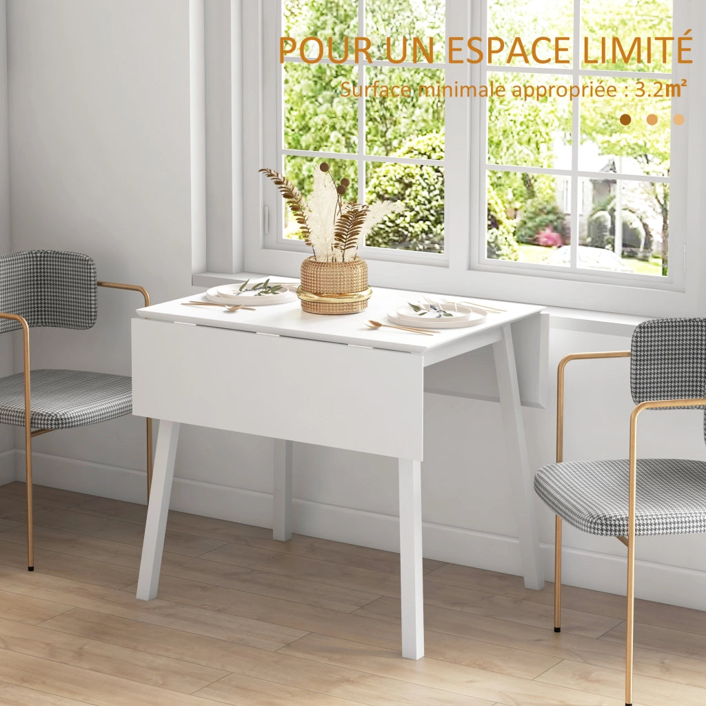 Tavolo da pranzo pieghevole ¨C zephmum ¨C bianco