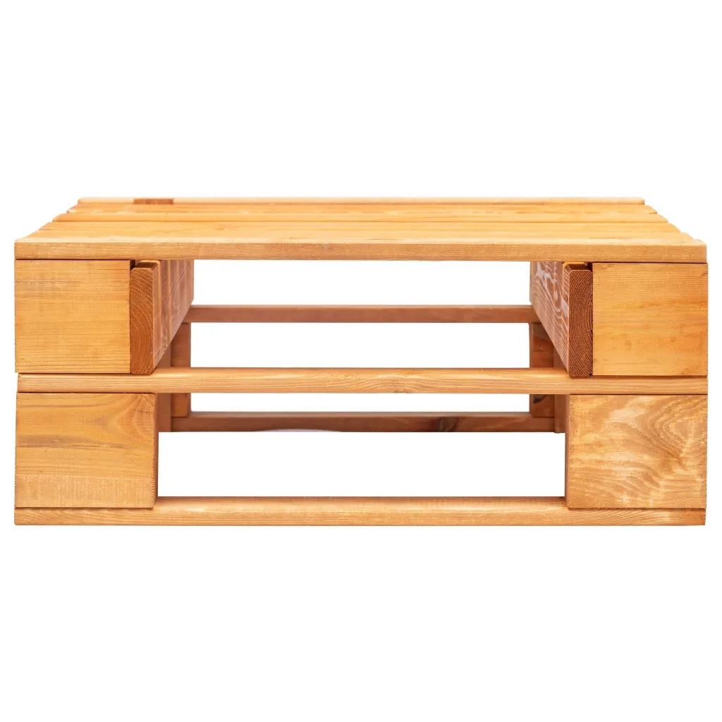 Ottomana da Giardino Pallet in Legno di Pino Impregnato Ambra 3066453