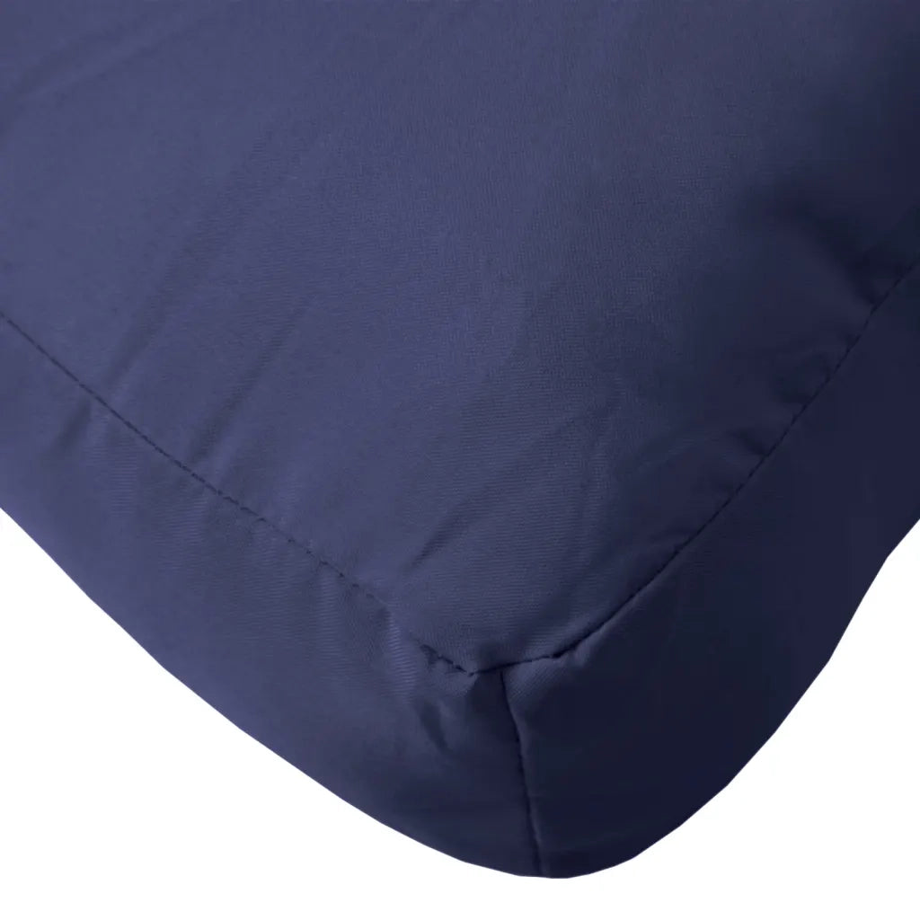 Cuscino per pallet | Cuscini per sedie Blu Marino 120x80x12 cm in Tessuto