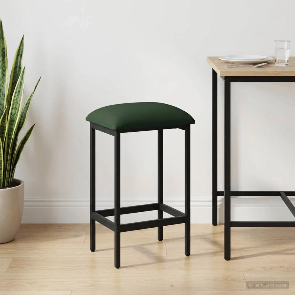 Sgabello da bar Verde Scuro 40 x 32 x 64 cm 8006163