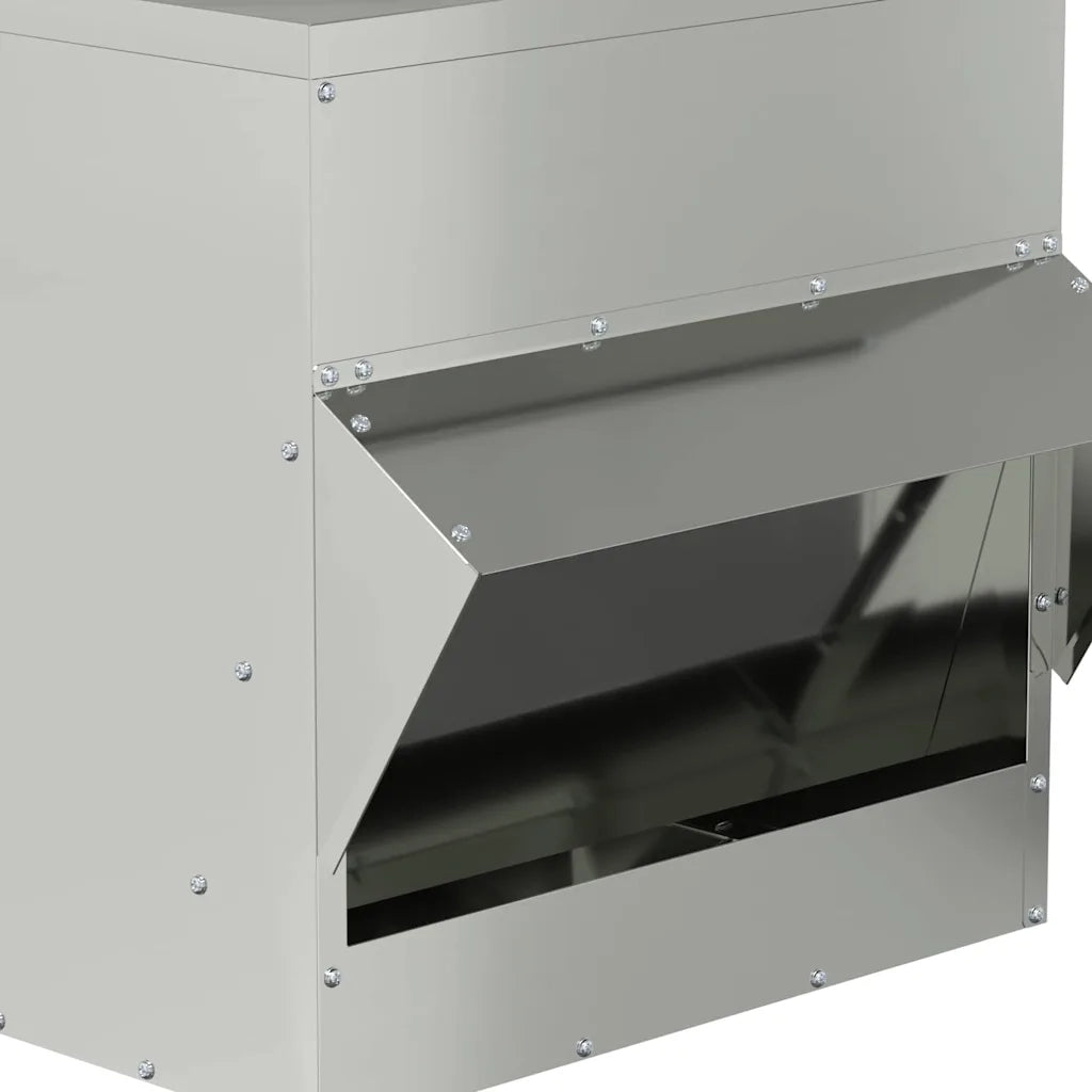 Feeder per pollo Argento 40,5 x 45 x 41 cm Acciaio zincato CFW4483200